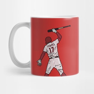 Rhys Hoskins Bat Slam Mug